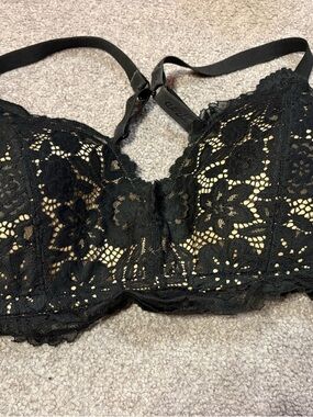 Black Lace Unlined Bralette